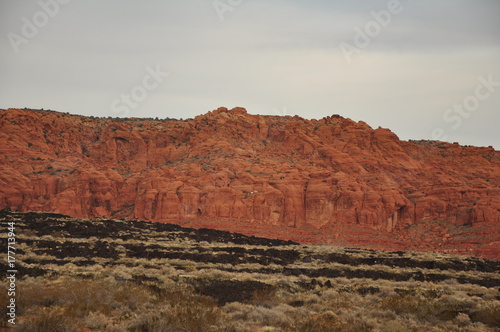 Red mountains in Utah