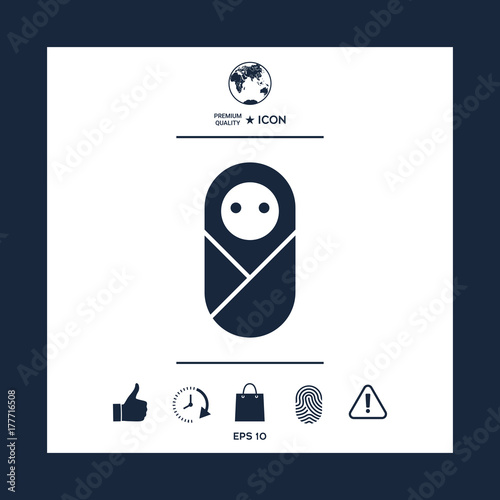Infant, neonate, newborn icon