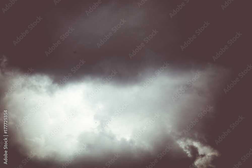 Sky and Heavy Clouds Retro Sky and Heavy Clouds Retro