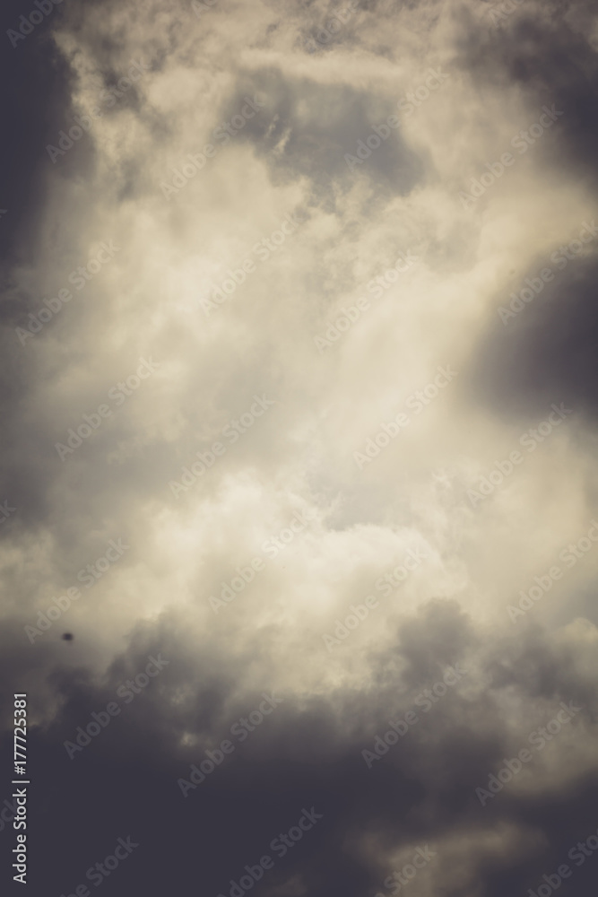 Sky and Heavy Clouds Retro Sky and Heavy Clouds Retro