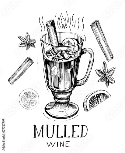 Mulled wine sketch