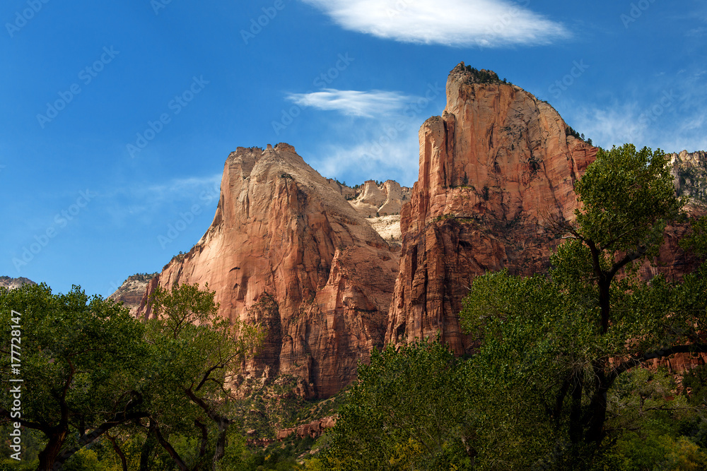 Zion National Park, Utah, USA: Typical rock formation
