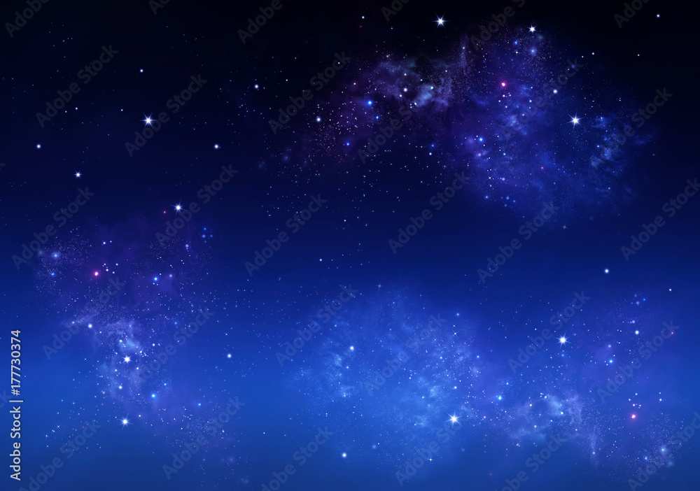 beautiful background of the night sky with stars