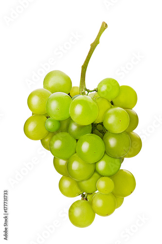 Ripe bunch green grape