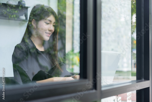 modern business woman working with laptop in office Free Download modern business woman working with laptop in office - GFXLoad