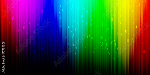 Fondos de cortinas del color del arcoiris. photo