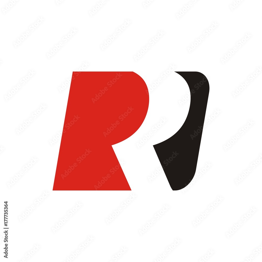 R logo initial letter design template vector R logo initial letter design template vector