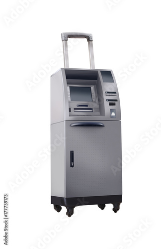 atm isolated on white background