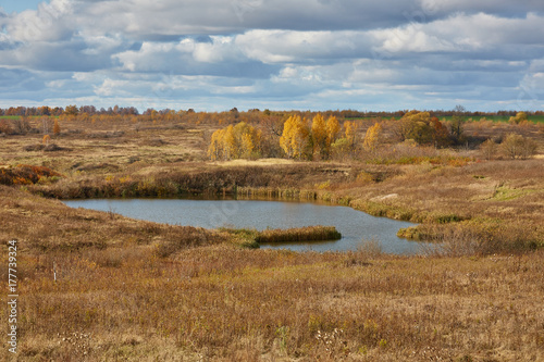 rural autumn landscape © roman