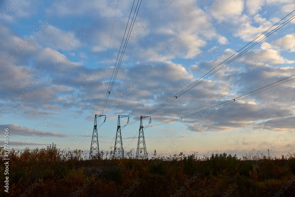 electric main. autumn electric main. autumn