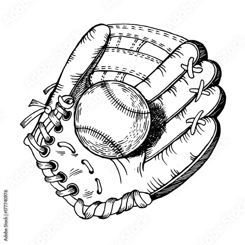 Skates engraving vector illustration