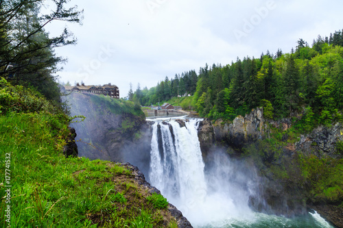 Snoqualmie Lodge Above the Falls