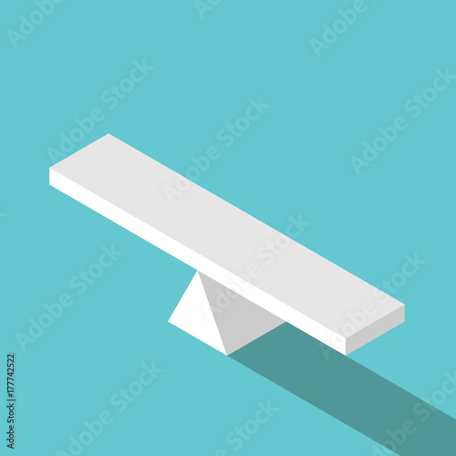 Isometric empty seesaw scale