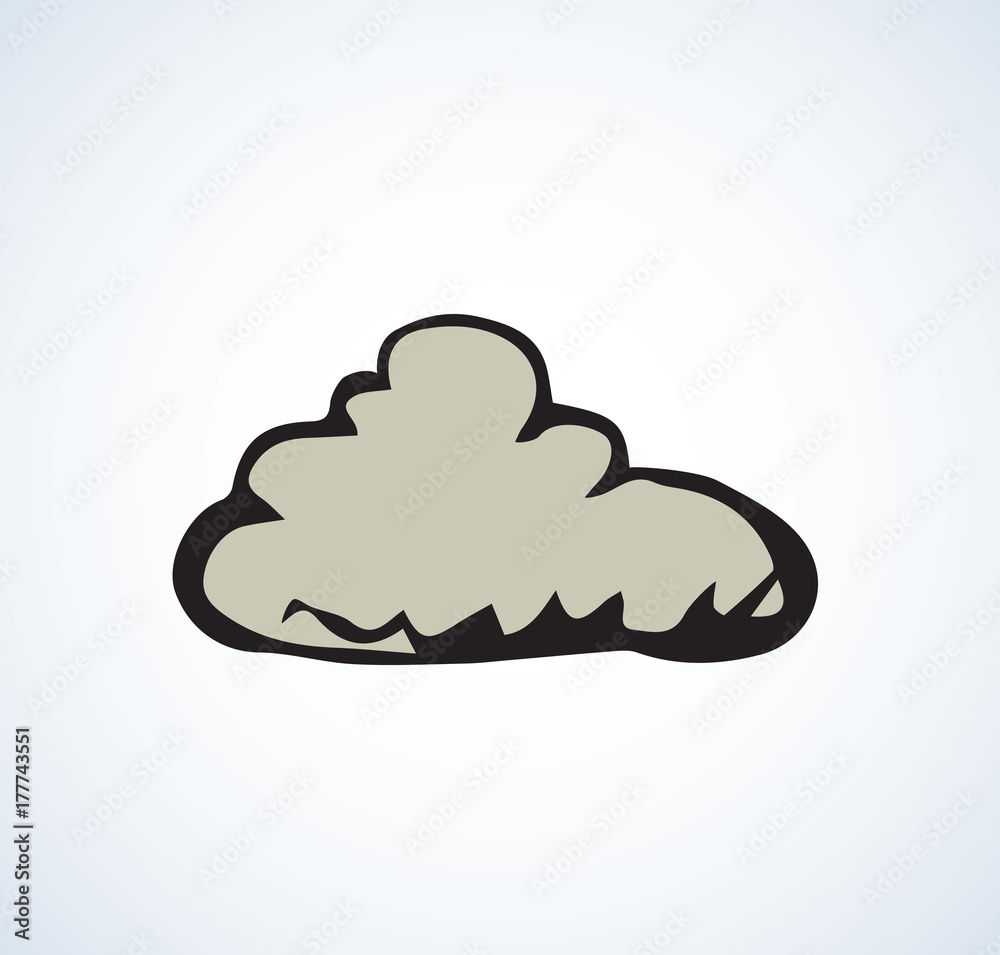 Cloud. Vector illustration