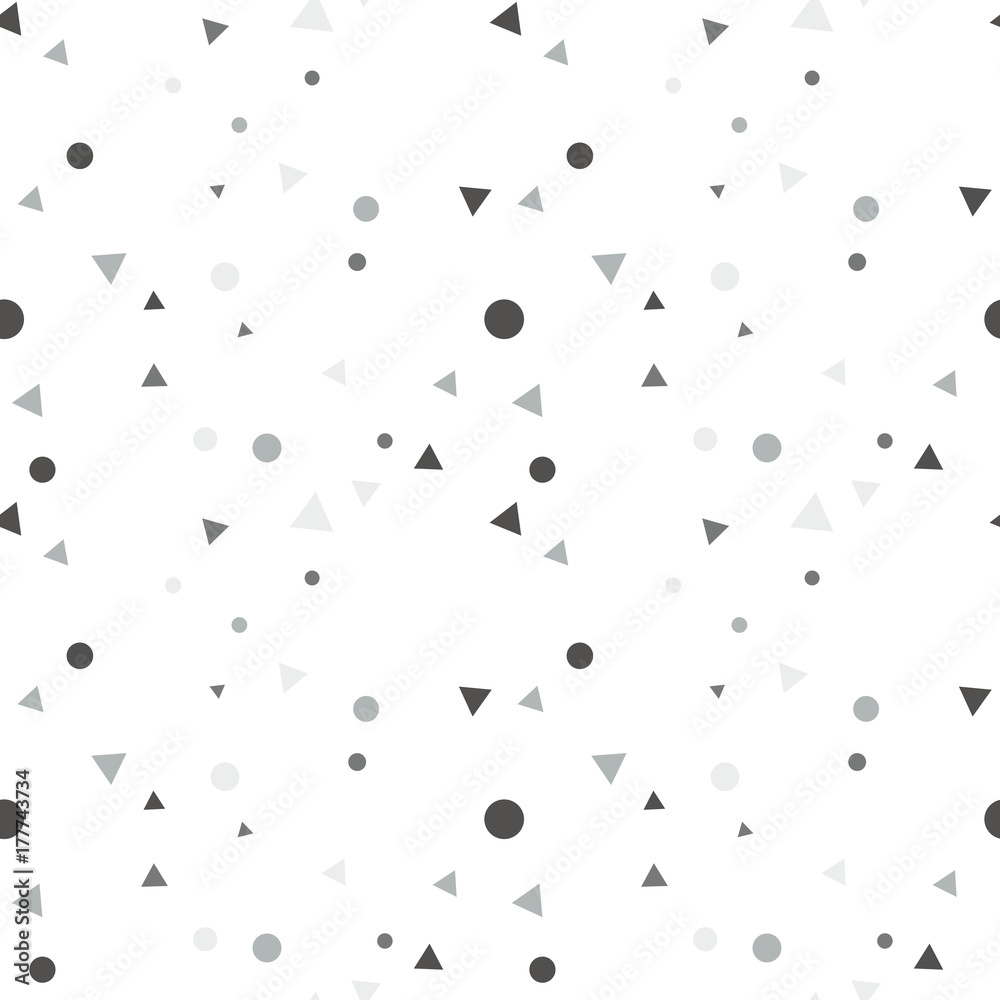 Party celebration confetti triangles pattern.