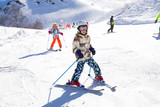 kids on alpin ski resort