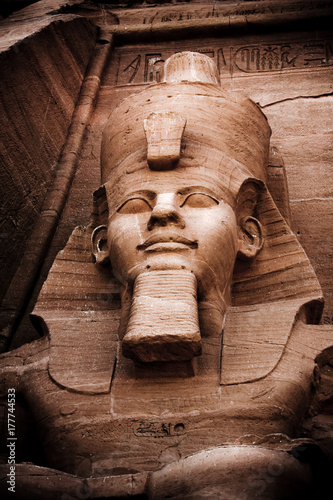 Immense sculptures in the stone at Abu Simbel #2 photo
