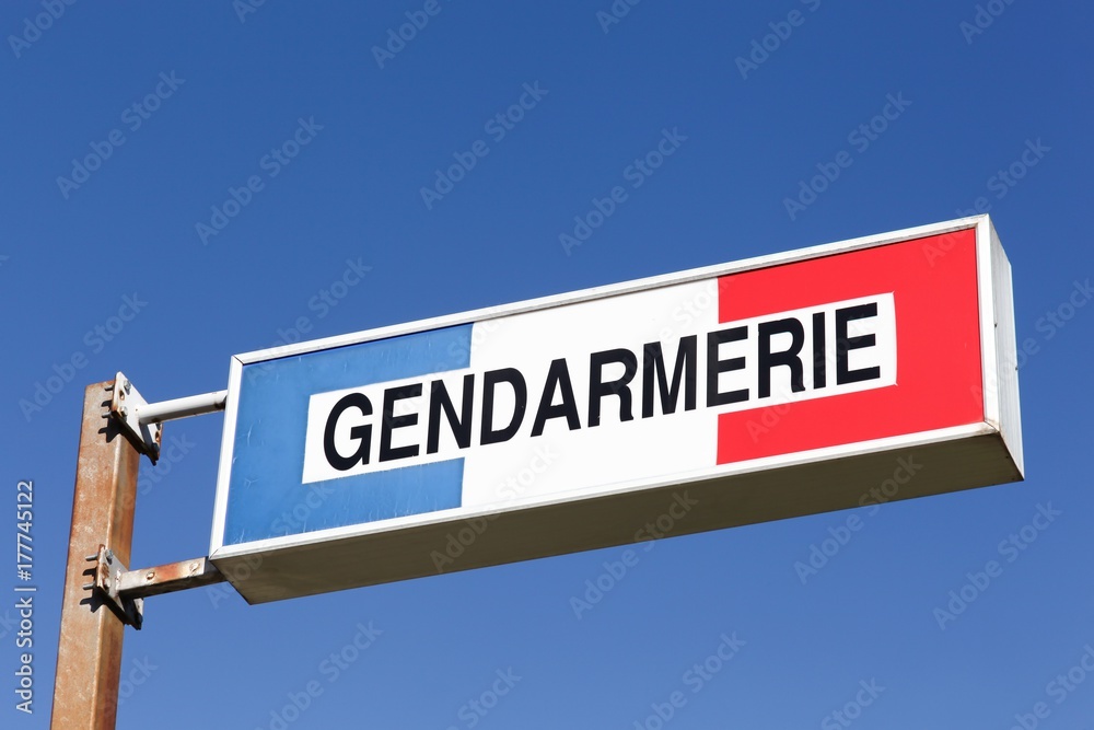 Obraz premium Signe gendarmerie française