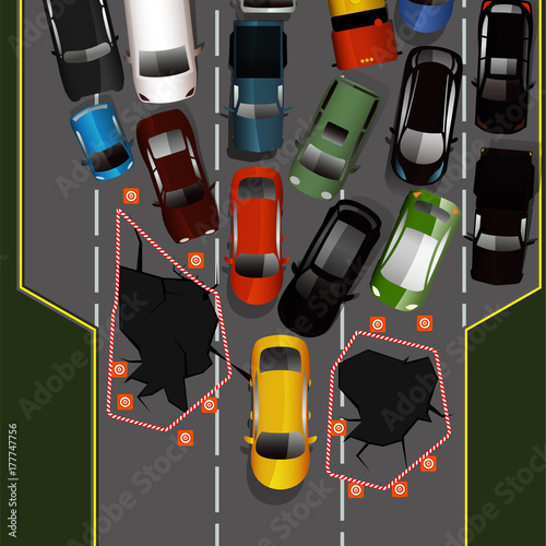 Road accident image