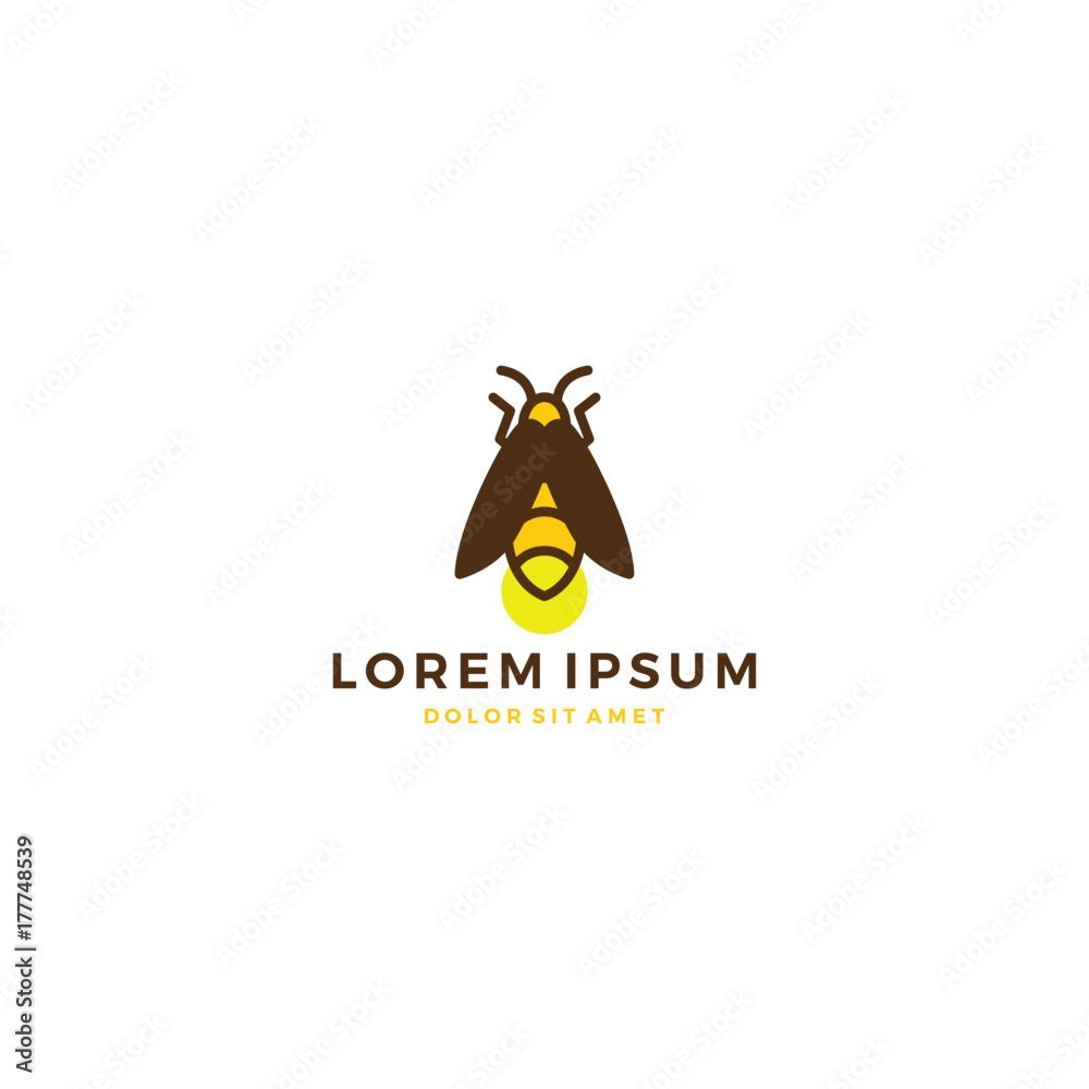 firefly logo vector icon template Stock Vector | Adobe Stock