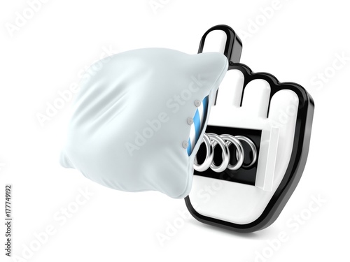 Fotografie Pillow with cursor