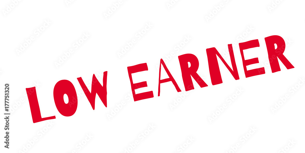 Low Earner rubber stamp. Grunge design with dust scratches. Effects can be easily removed for a clean, crisp look. Color is easily changed. Low Earner rubber stamp. Grunge design with dust scratches. Effects can be easily removed for a clean, crisp look. Color is easily changed.