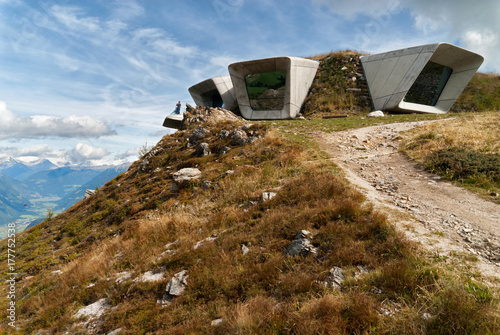 Backside of Messner Mountain Museum Corones, Kronplatz, Italy