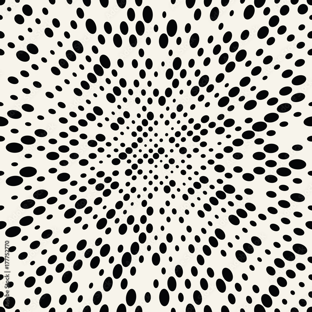 geometric dots deco art seamless pattern design