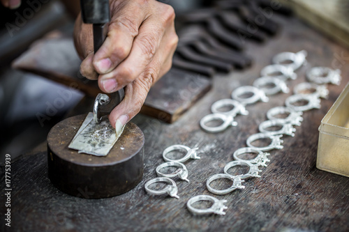 precious stones processing photo