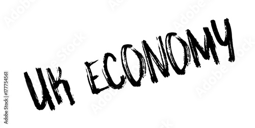 UK Economy rubber stamp. Grunge design with dust scratches. Effects can be easily removed for a clean, crisp look. Color is easily changed.