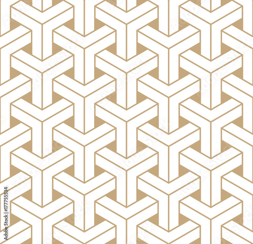 abstract seamless geometric Y grid pattern