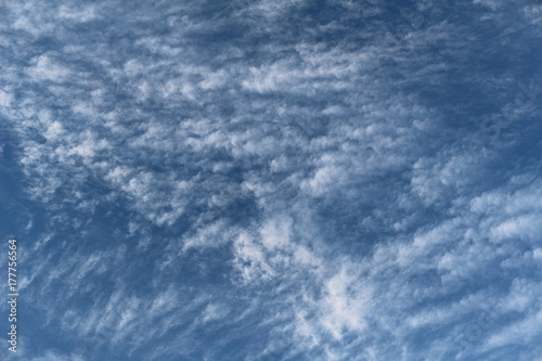 Cirrocumulus cloud pattern.