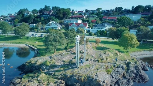 Swords in Rock, Sverd i fjell - Aerial shot photo