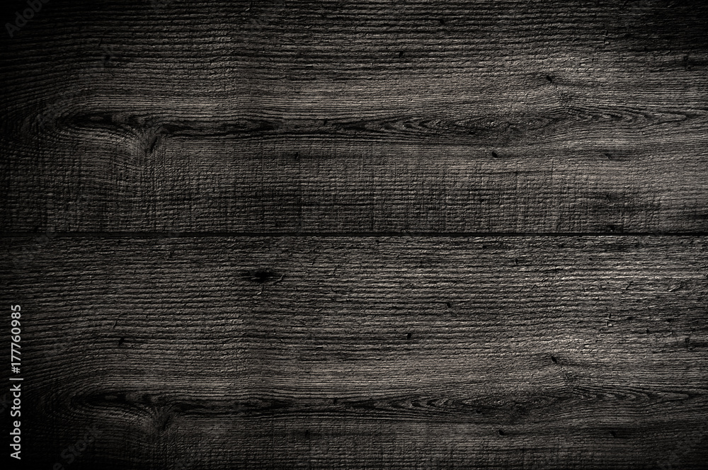 Naklejka premium Wood Dark background texture