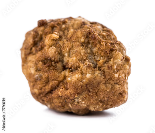 Some Meatballs isolated on white (selective focus)