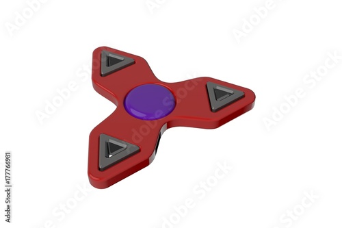 Hand fidget spinner. Isolat...