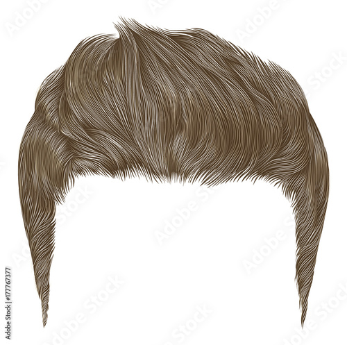 trendy stylish man hairs. beauty style . high hair styling .