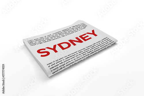 Sydney on Newspaper background