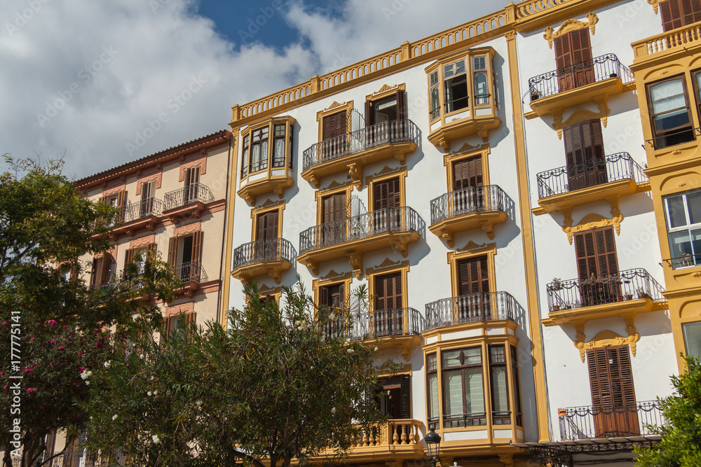 Naklejka premium Fassade Innenstadt Eivissa