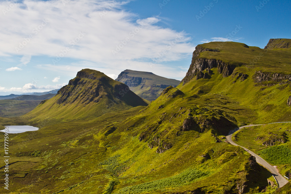 Isle of Skye, Scotland. Scottish highland landscape