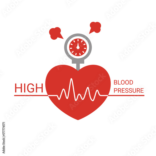 High blood pressure icon