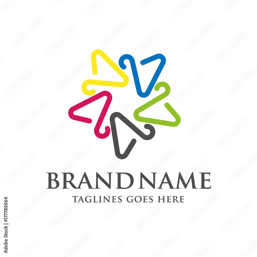 Hanger line circle logo, outline vector sign, linear style pictogram isolated on white. Symbol, logo illustration. Editable stroke Hanger line circle logo, outline vector sign, linear style pictogram isolated on white. Symbol, logo illustration. Editable stroke