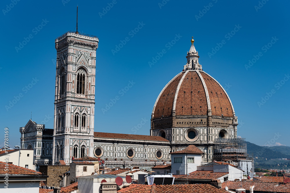Fototapeta premium Roof of the Duomo Santa Maria del Fiore.