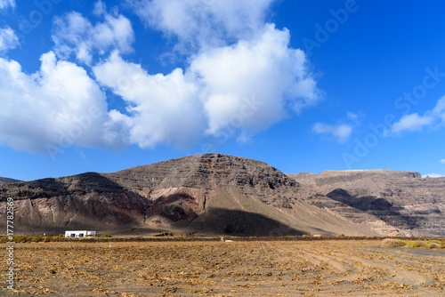 landscape at Lanzarote, Canary islands, Spain