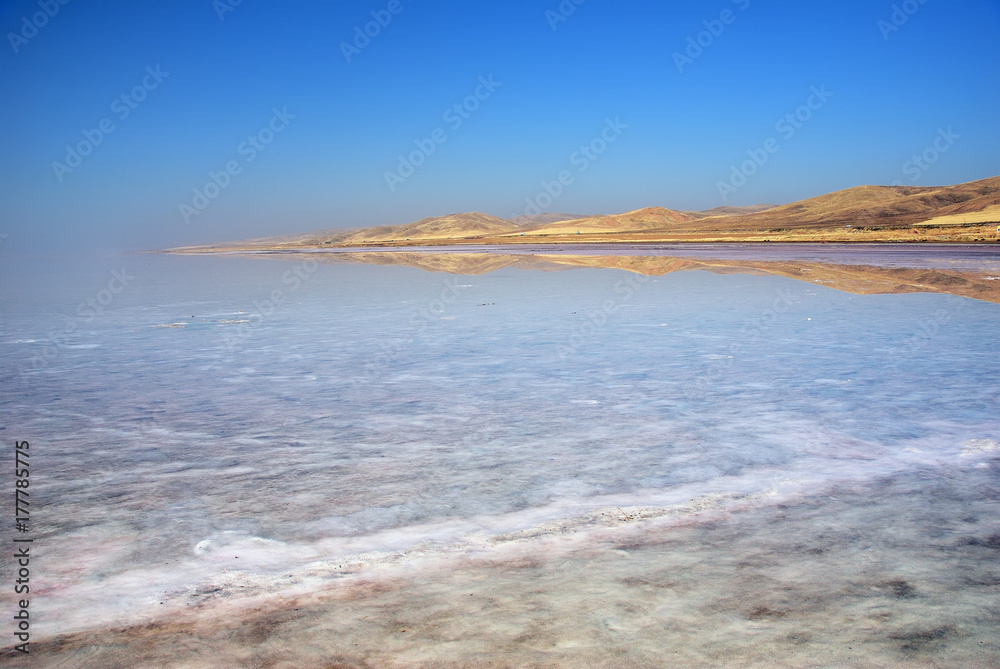 Lake Tuz Salt Turkey Central Anatolia Region