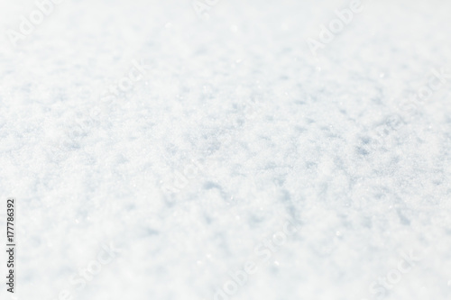 background, fresh snow texture in blue tone