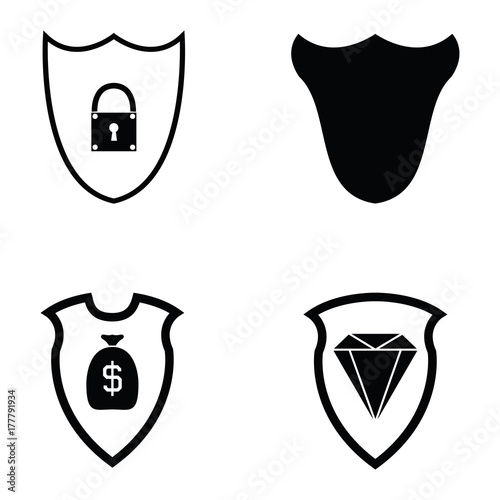 shield icon set