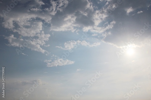 Sun on Cloudy sky #1