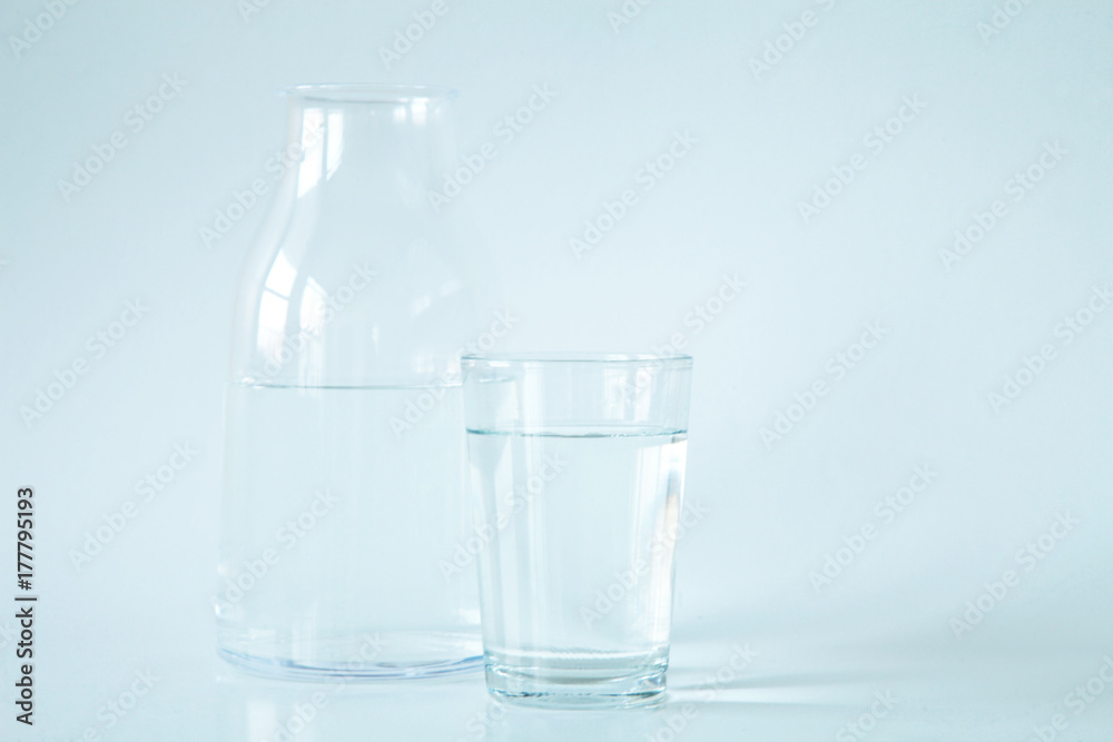 Water isolated on white background Water isolated on white background
