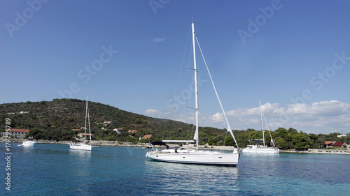 blue lagoon in the croatian sea © chriss73